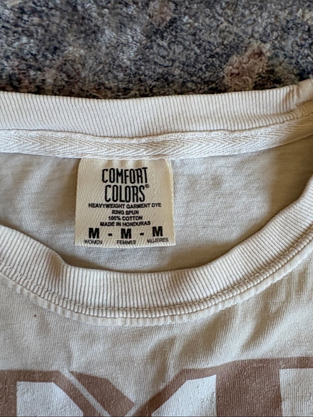 Motherhood - Adult Short Sleeve Tee in Cream - Picture 2 of 2